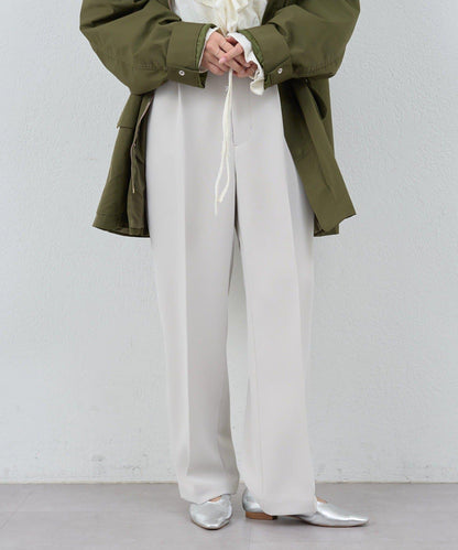 【26SS】中線壓褶長褲