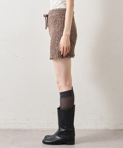 粗花紗針織長褲