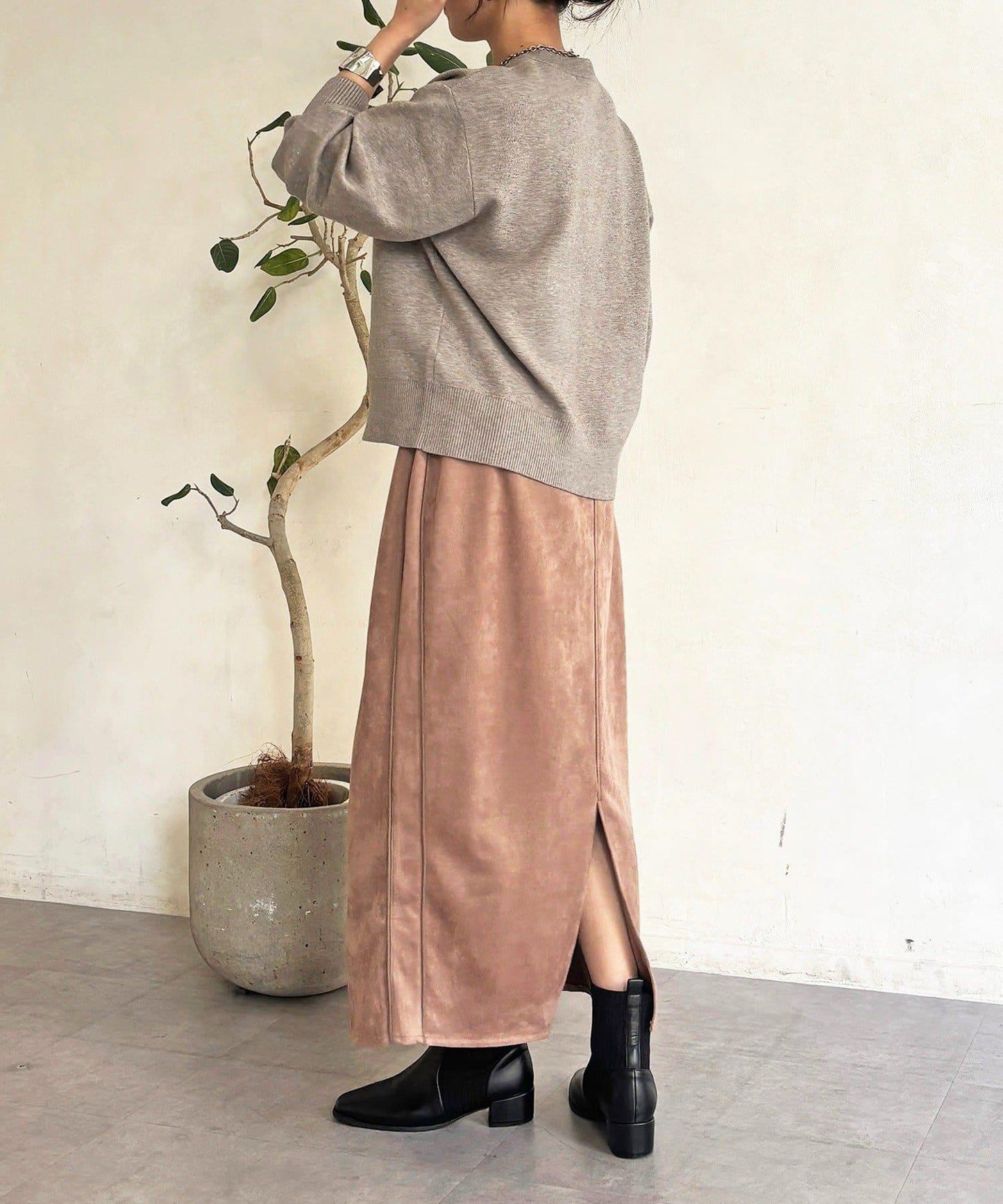 麂皮I型裙