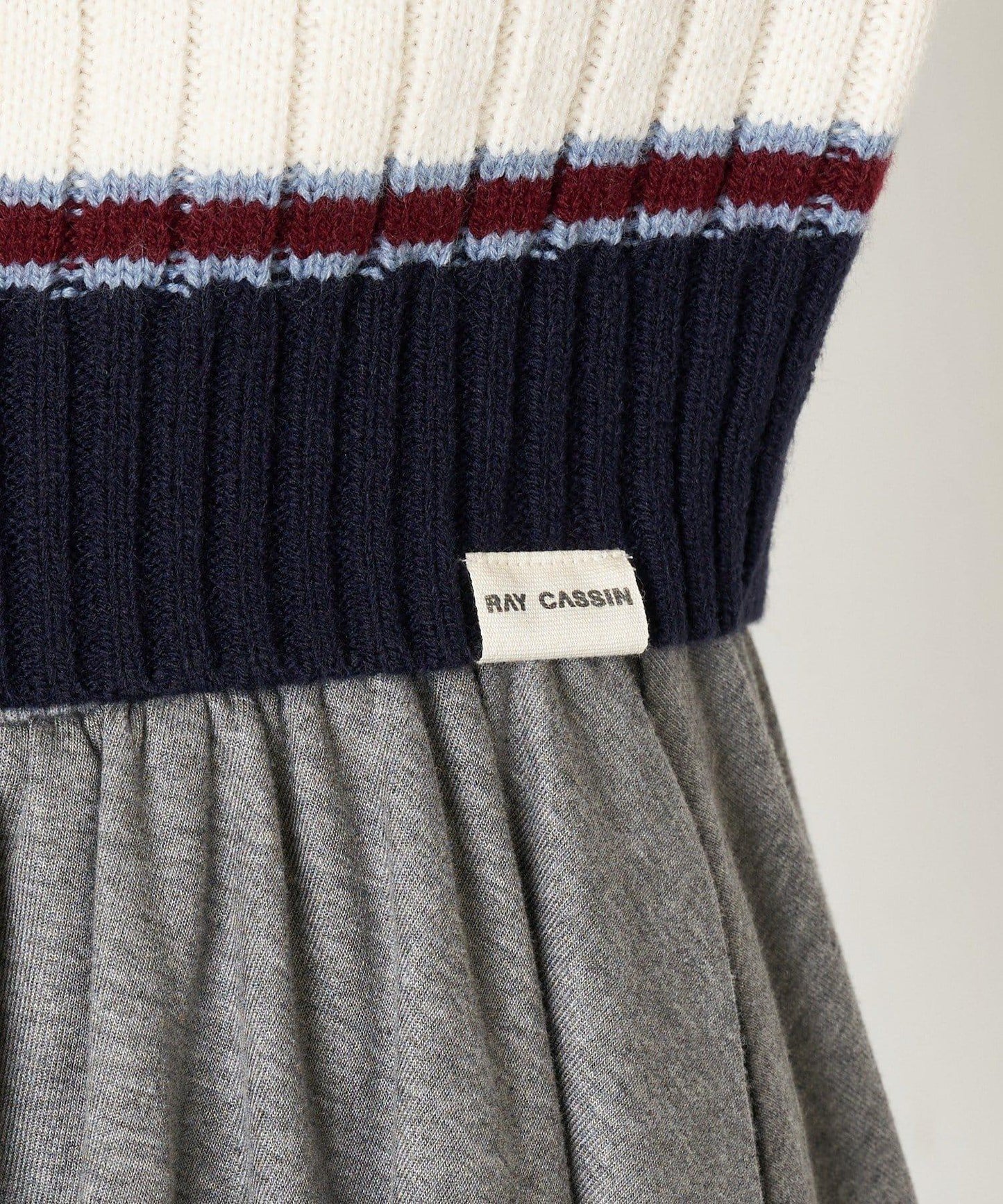 Logo高領拉鍊針織衫