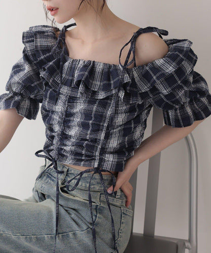 【one after another】抽繩襯衫