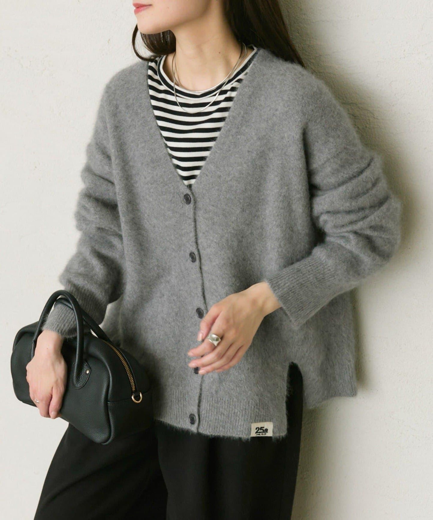 【25th】FOX羊毛V領針織開衫