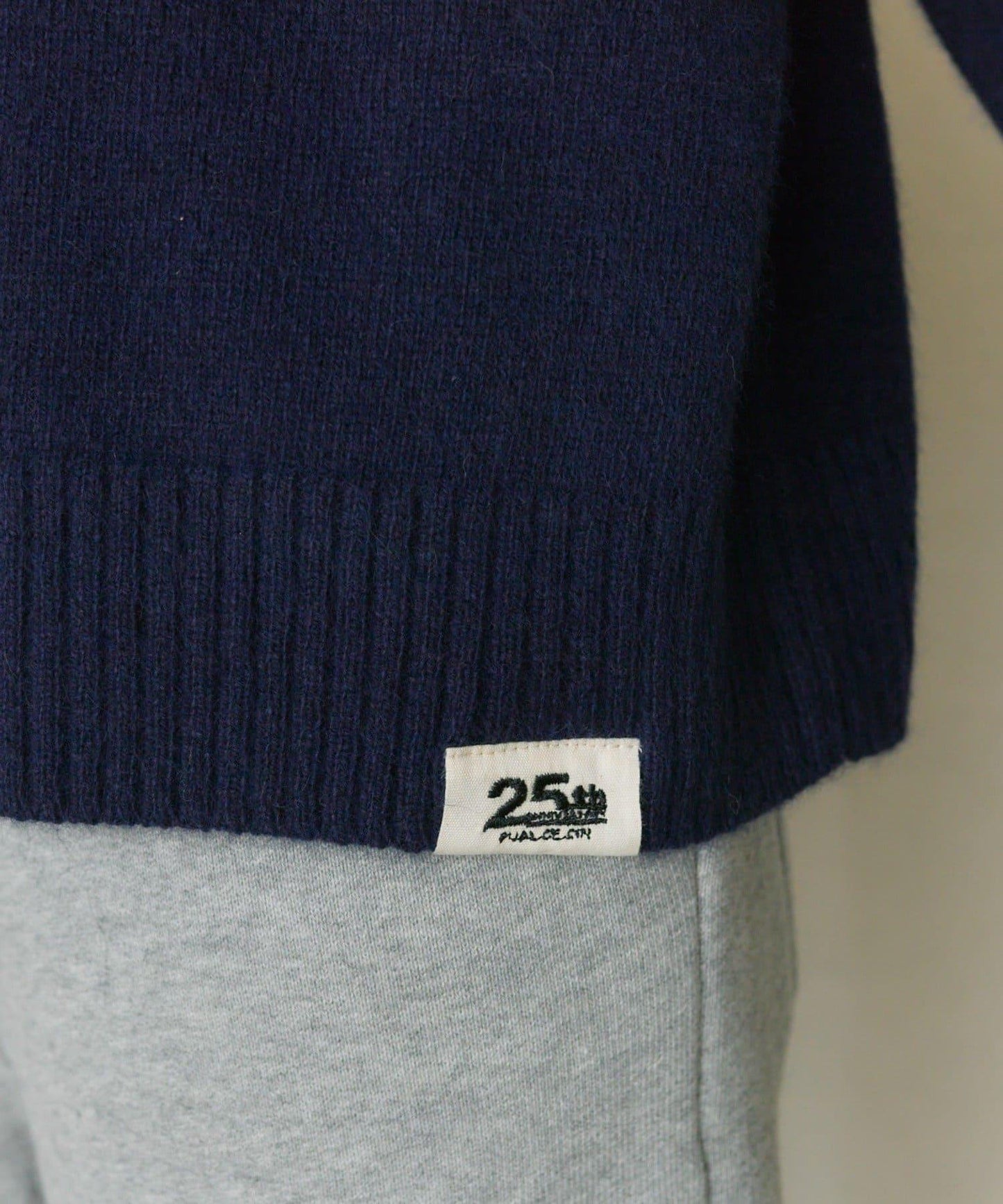 【25th】狐狸毛混紡針織POLO衫