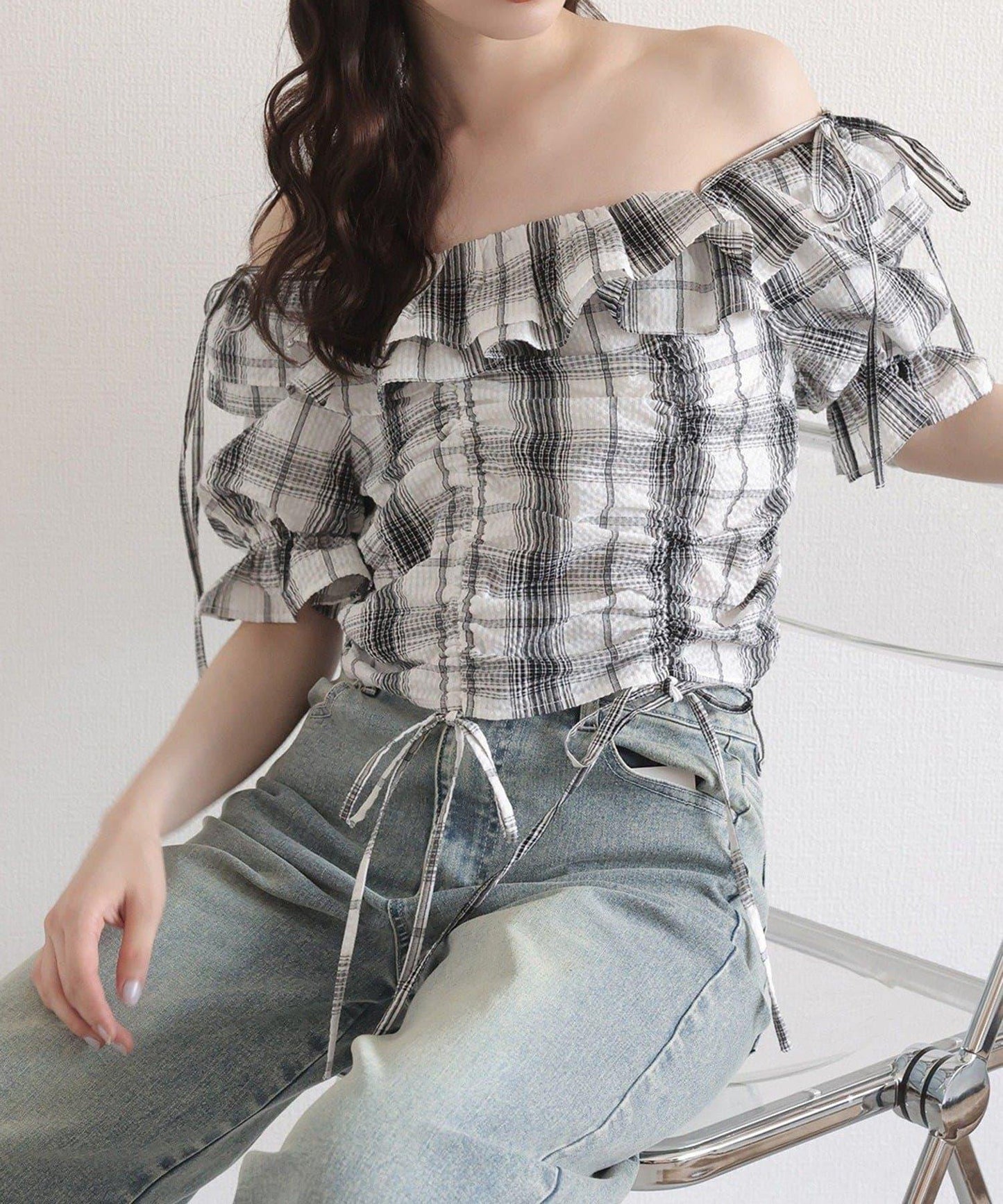 【one after another】抽繩襯衫