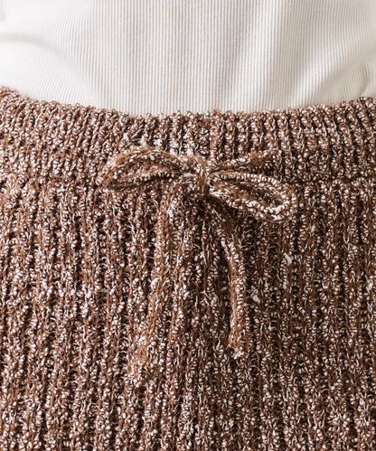 粗花紗針織長褲