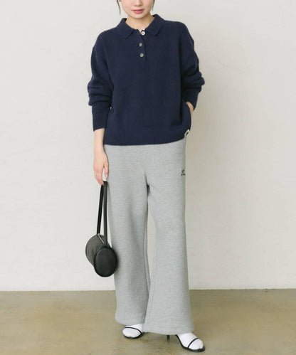 【25th】狐狸毛混紡針織POLO衫