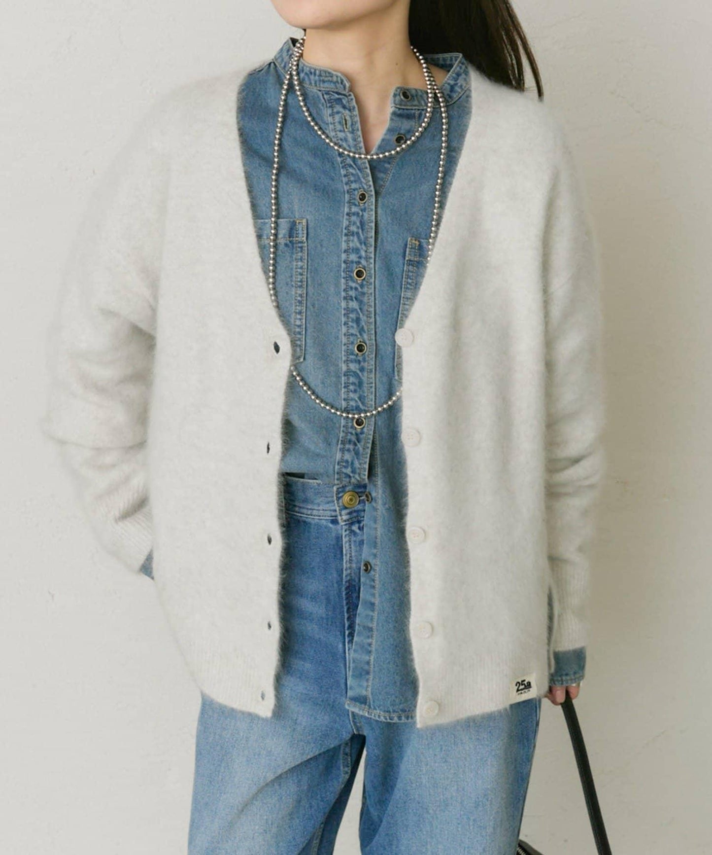 【25th】FOX羊毛V領針織開衫