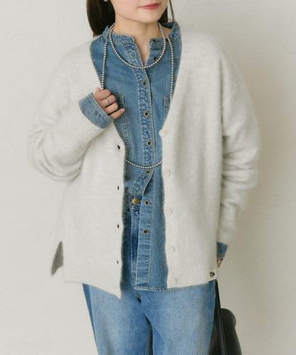 【25th】FOX羊毛V領針織開衫