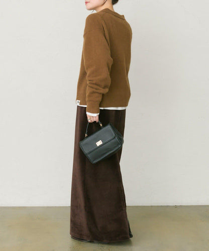 【25th】狐狸毛混紡針織POLO衫