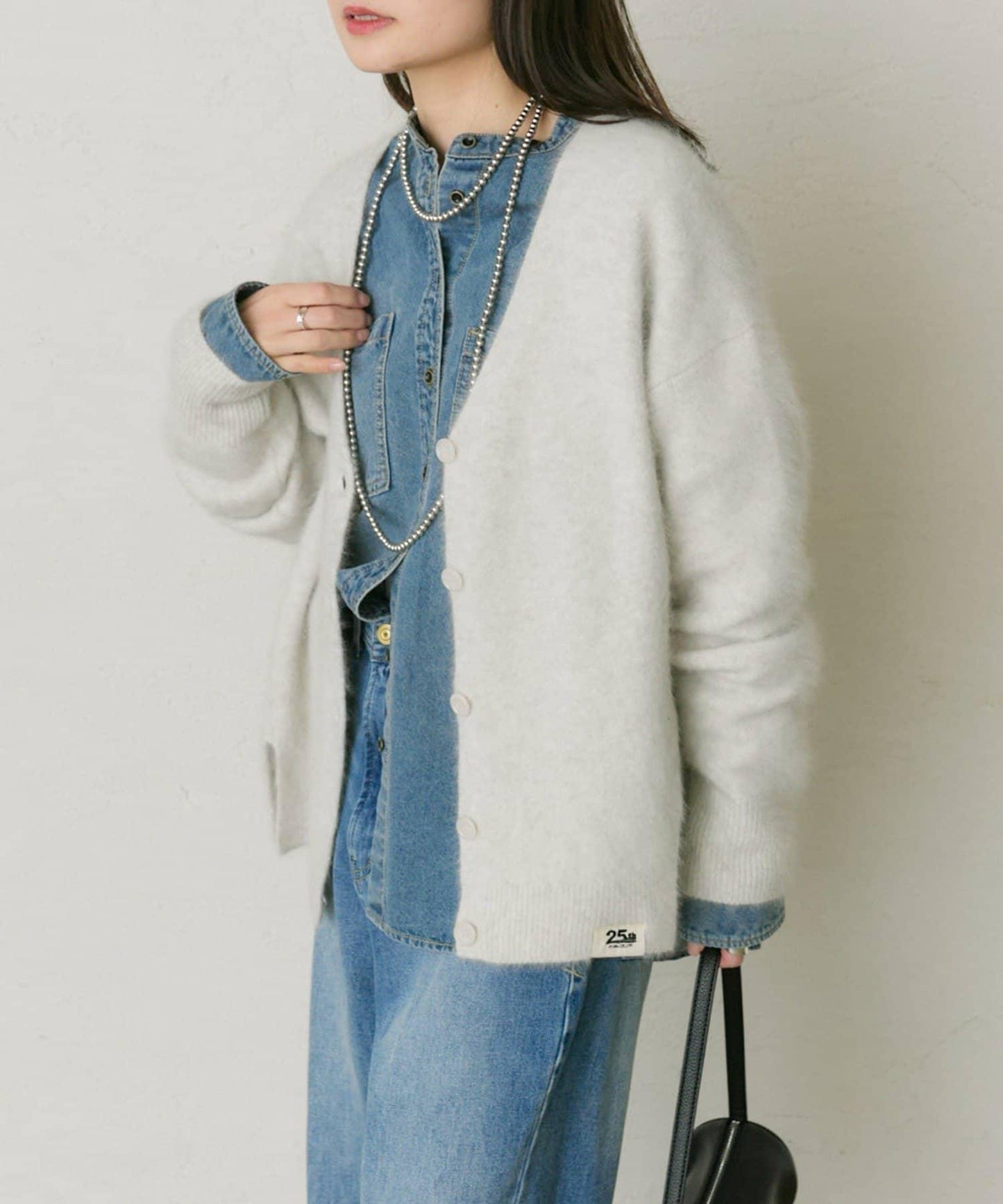 【25th】FOX羊毛V領針織開衫