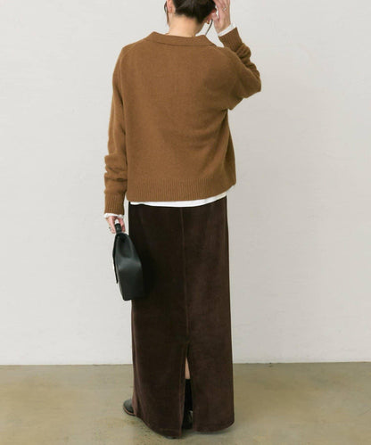 【25th】狐狸毛混紡針織POLO衫