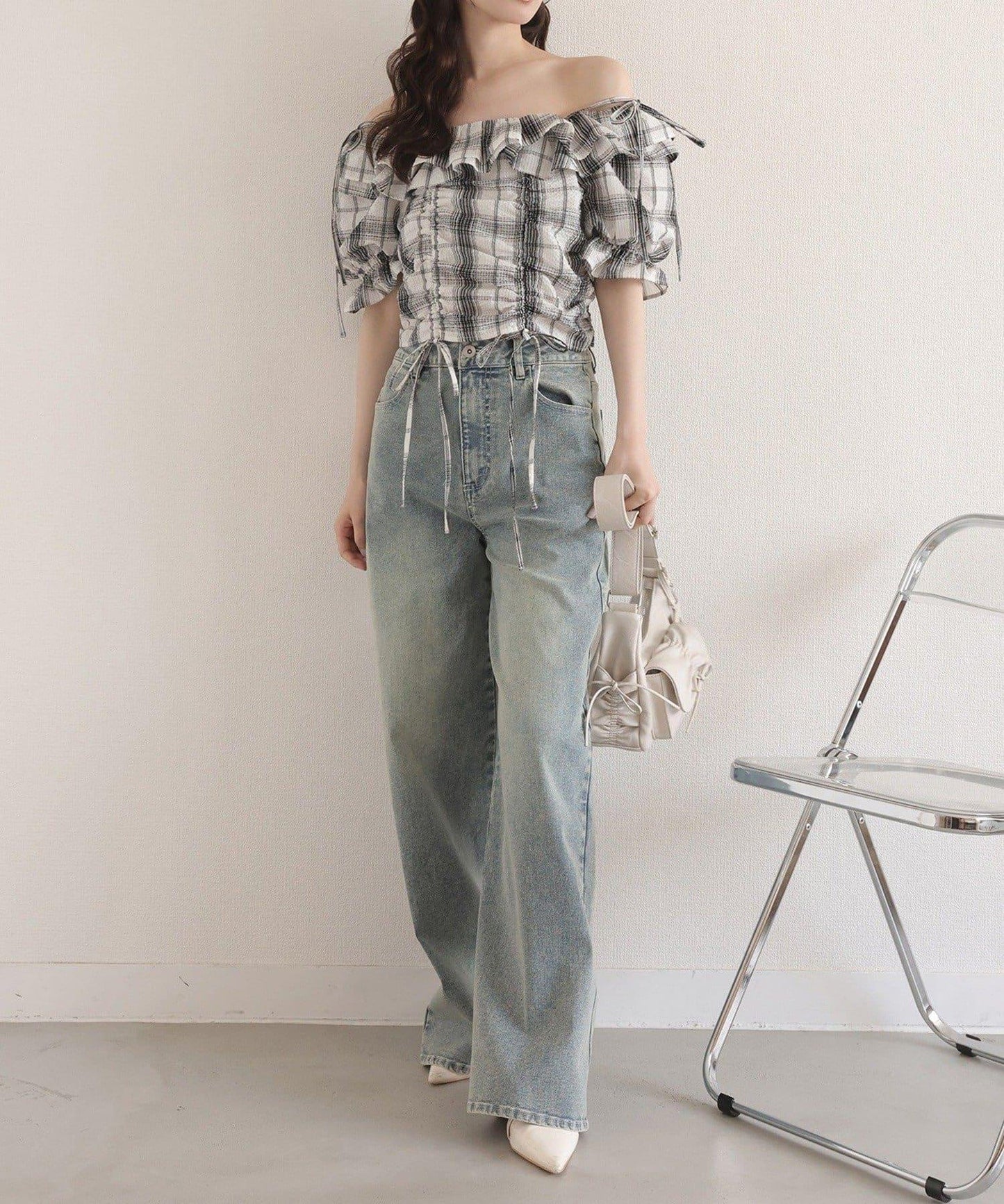 【one after another】抽繩襯衫