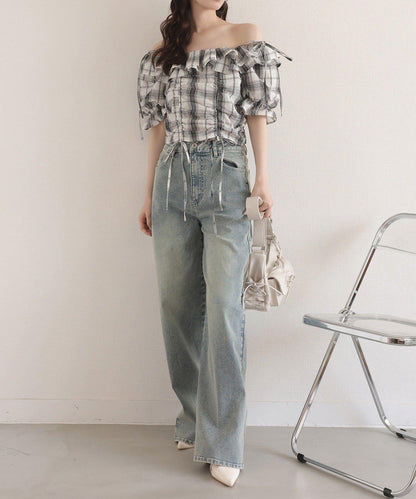 【one after another】抽繩襯衫