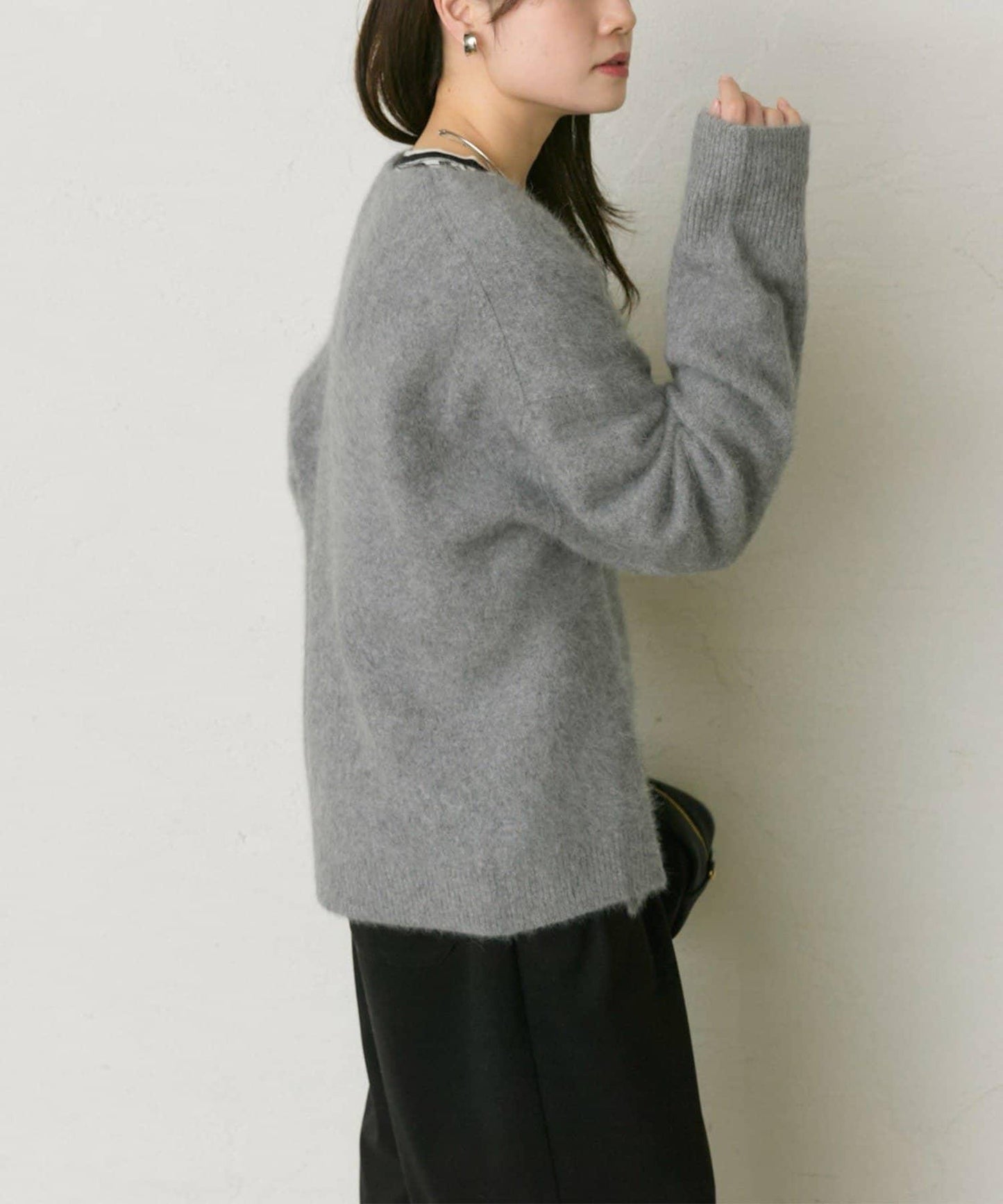 【25th】FOX羊毛V領針織開衫