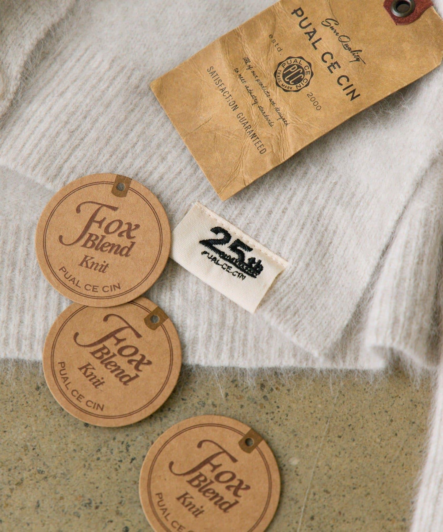 【25th】FOX羊毛V領針織開衫