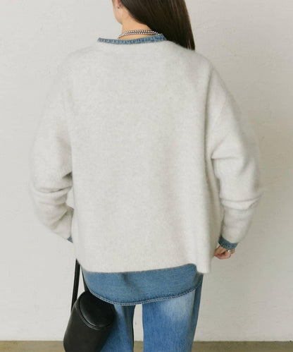 【25th】FOX羊毛V領針織開衫