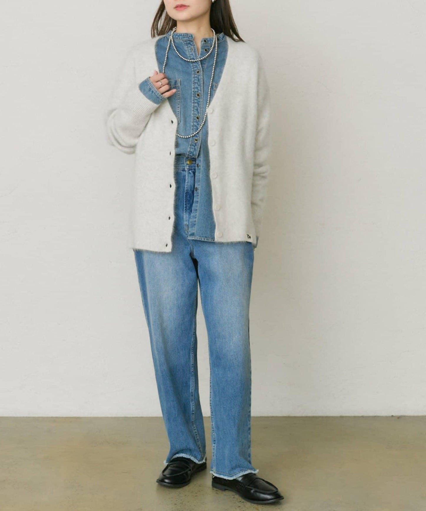 【25th】FOX羊毛V領針織開衫