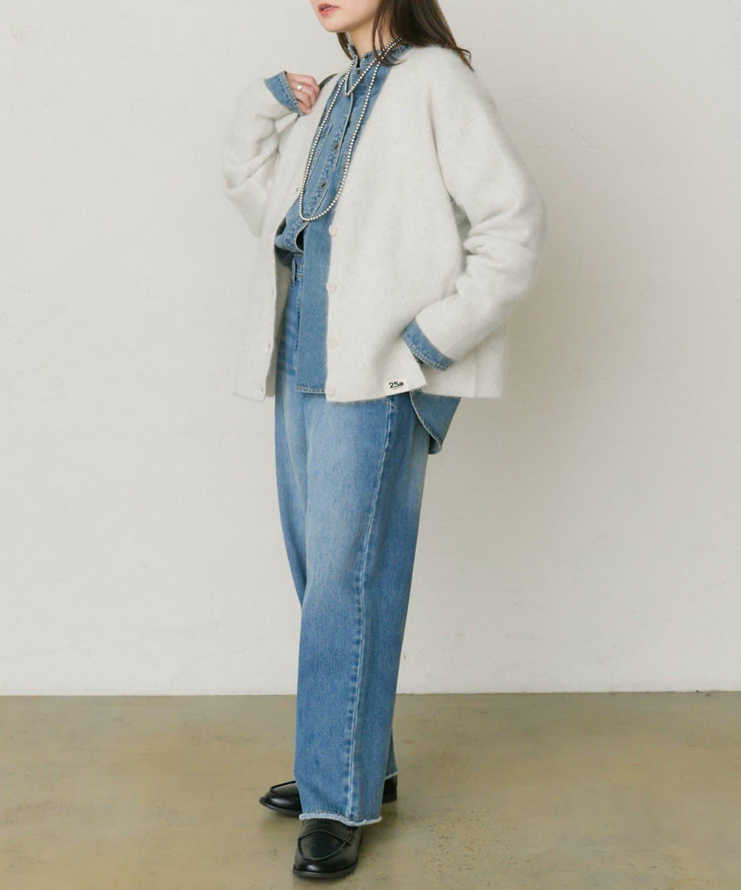 【25th】FOX羊毛V領針織開衫