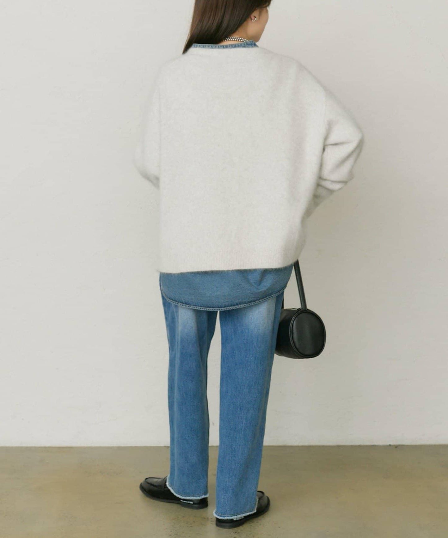 【25th】FOX羊毛V領針織開衫