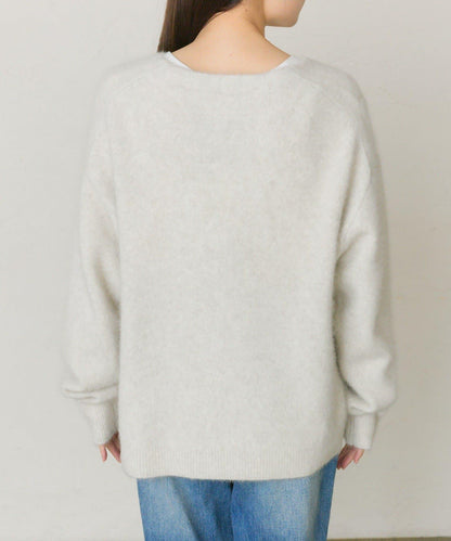 【25th】FOX羊毛V領針織開衫