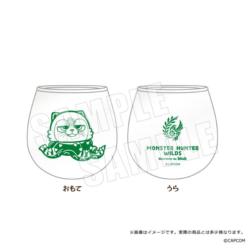 《怪物獵人物語》WILDS×ぶくぶ_搖搖玻璃杯 01 隨行艾露貓 埃格德裝備