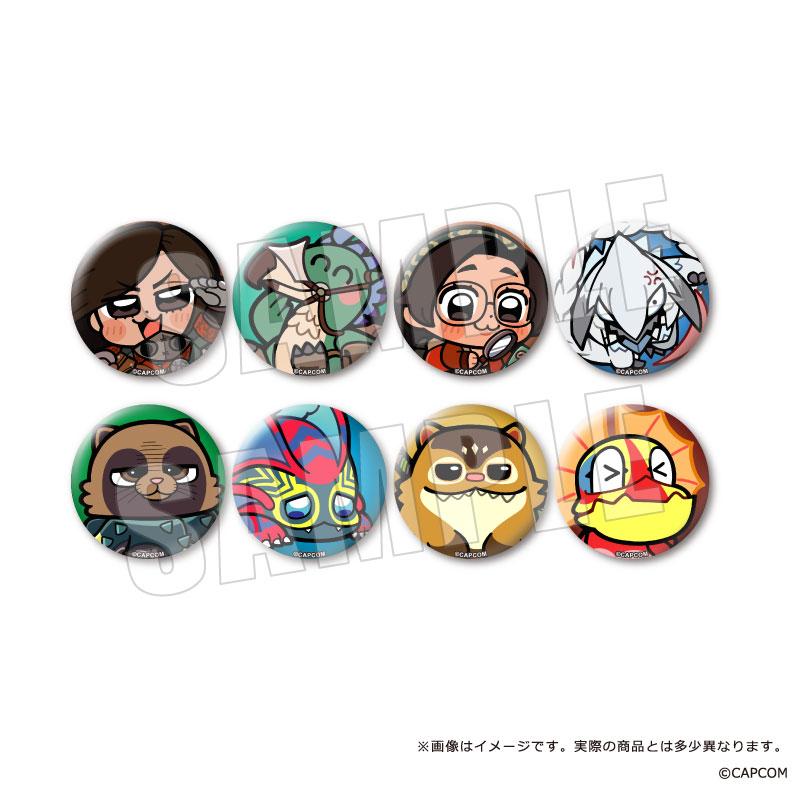 《怪物獵人物語》WILDS×ぶくぶ_徽章 Vol.1【BOX/8個裝】