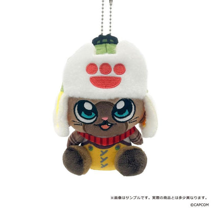 《怪物獵人物語》WILDS×ぶくぶ_毛絨公仔掛件 隨行艾露貓 希望裝備