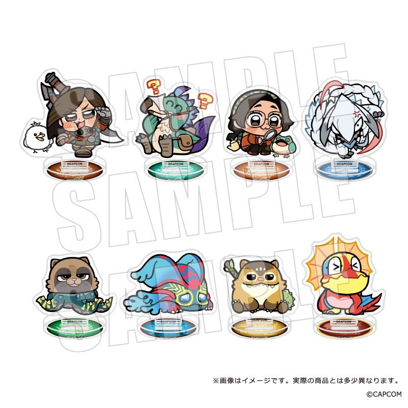 《怪物獵人物語》WILDS×ぶくぶ 小號亞克力立牌 Vol.1【BOX/8個裝】