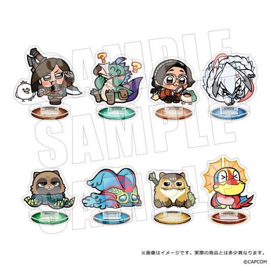 《怪物獵人物語》WILDS×ぶくぶ 小號亞克力立牌 Vol.1【BOX/8個裝】