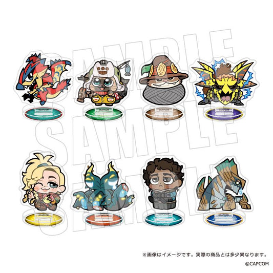 《怪物獵人物語》WILDS×ぶくぶ 小號亞克力立牌 Vol.2【BOX/8個裝】