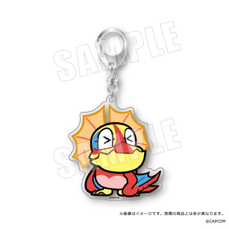 《怪物獵人物語》WILDS×ぶくぶ 大號亞克力鑰匙扣 16 毒怪鳥