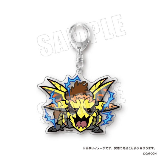 《怪物獵人物語》WILDS×ぶくぶ 大號亞克力鑰匙扣 12 雷·達烏