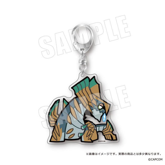 《怪物獵人物語》WILDS×ぶくぶ_大號亞克力鑰匙扣 15 金·達哈德
