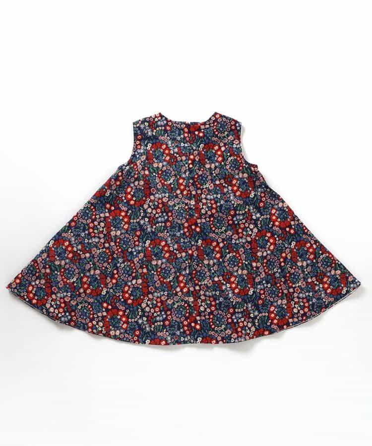 【兒童】米色針織連衣裙