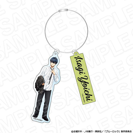 《藍色監獄》_金屬鑰匙扣 潔世一 黑色服裝款