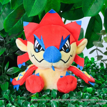 《怪物獵人物語》WILDS×ぶくぶ_毛絨公仔掛件 火龍