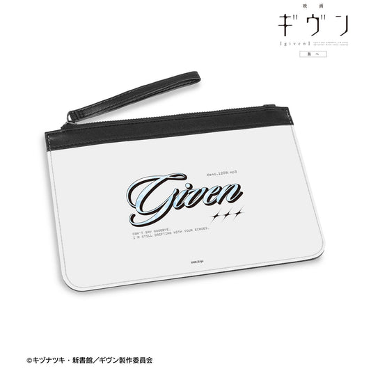 映畫 《GIVEN 被贈與的未來》 海へ_demo_1209.mp3 ar-Unity PU皮革扁平收納包