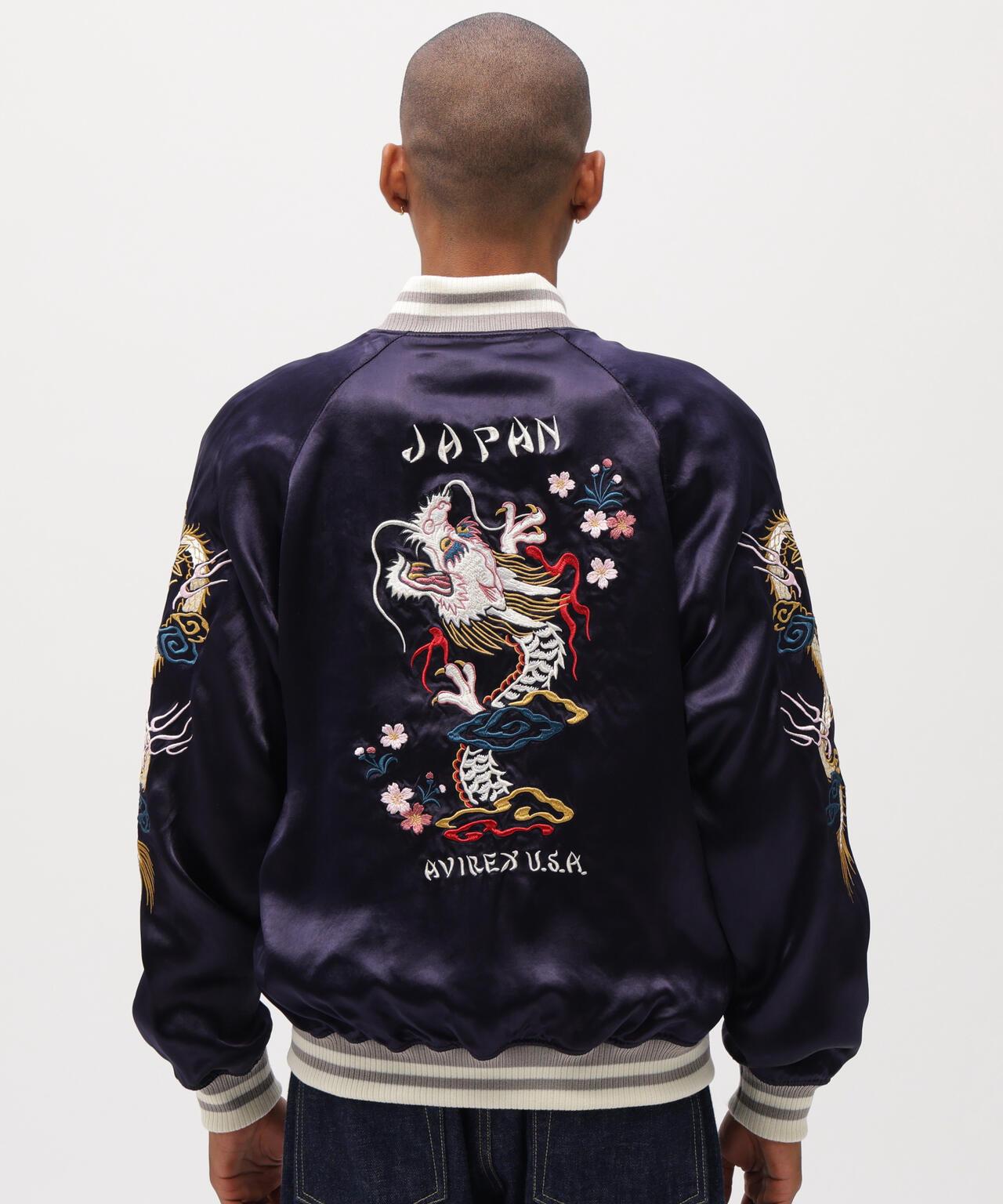 《直営店限定》紀念夾克 “龍與櫻花”