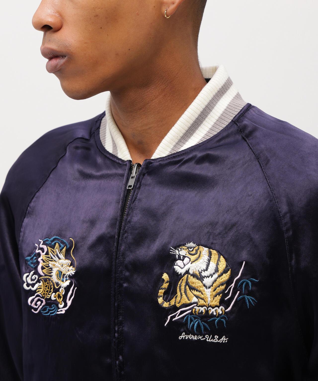 《直営店限定》紀念夾克 “龍與櫻花”