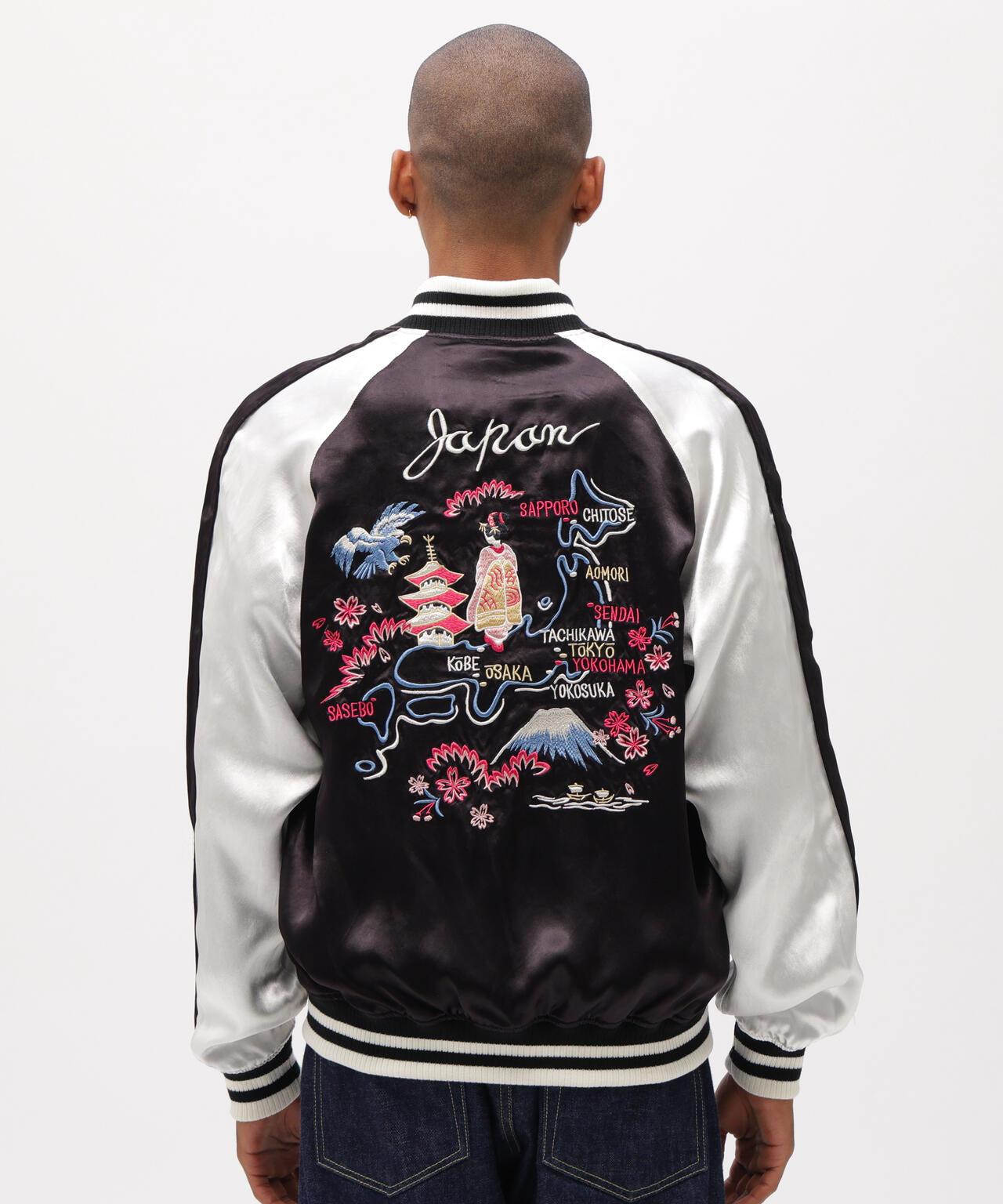 《直営店限定》紀念夾克 “龍與櫻花”