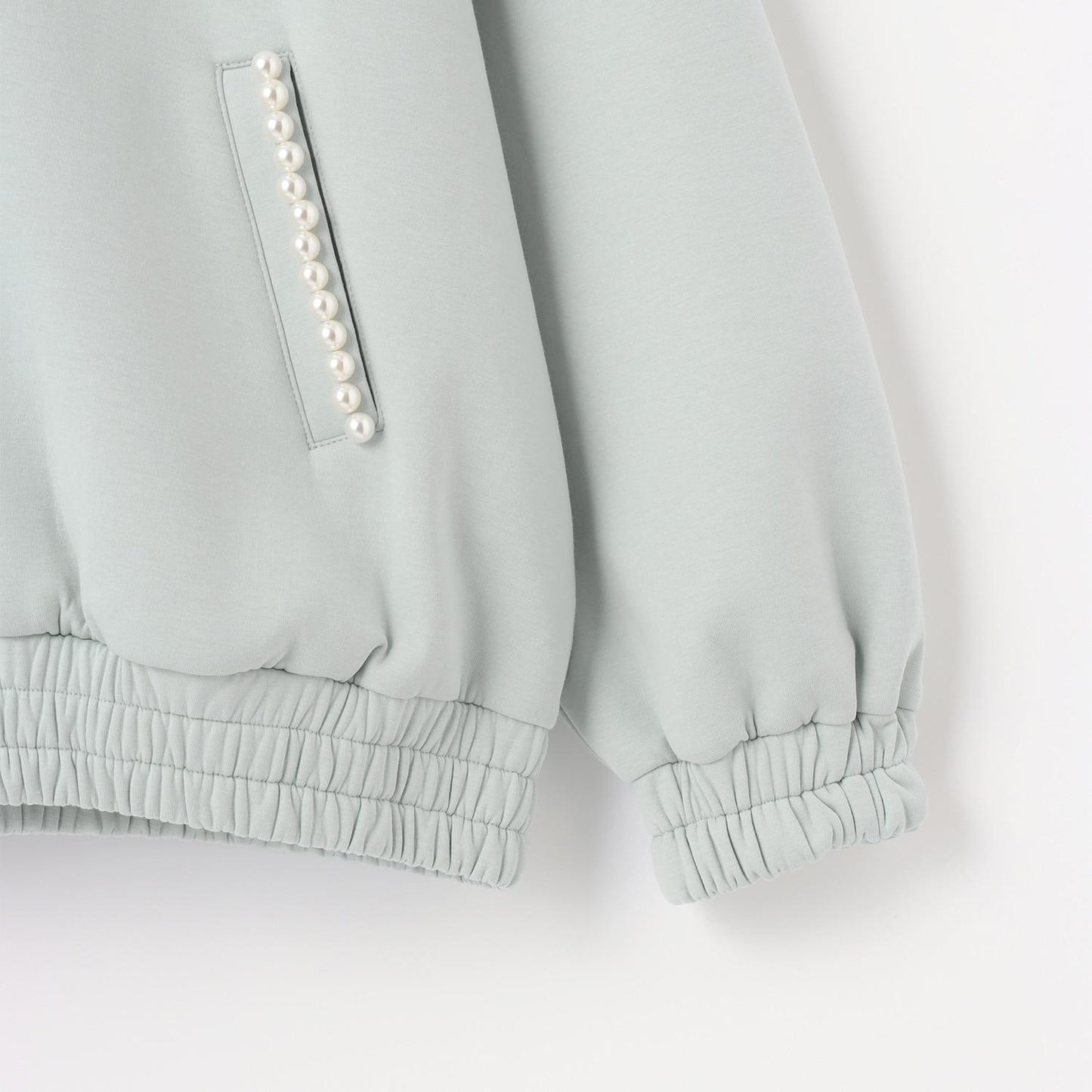 加絨雙面布拉鏈連帽衛衣