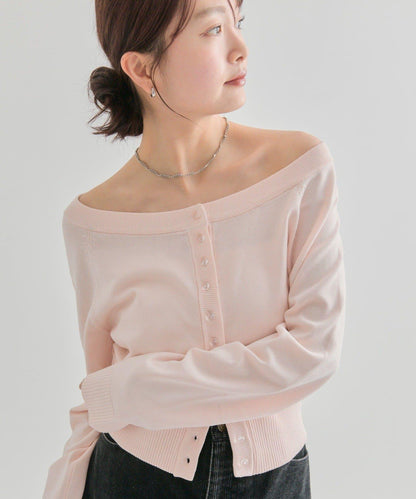 【顯瘦開衫】透明紐扣開衫