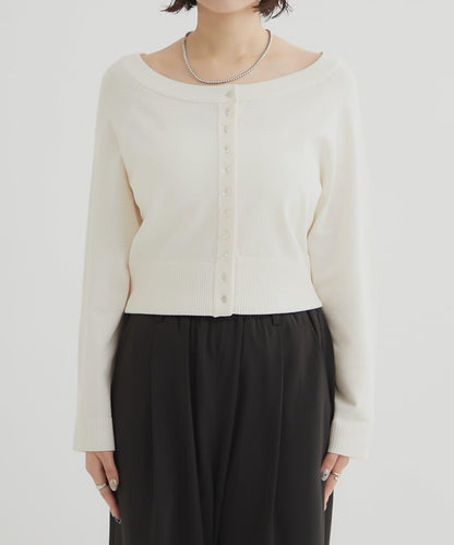 【顯瘦開衫】透明紐扣開衫