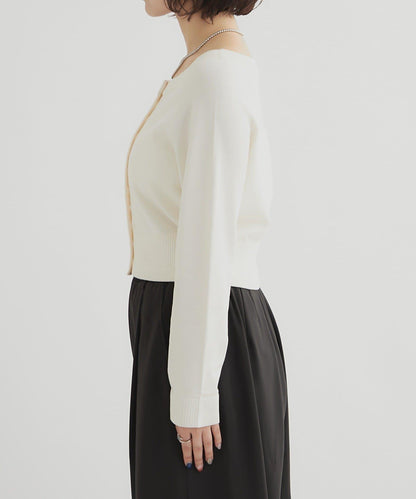 【顯瘦開衫】透明紐扣開衫