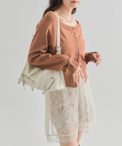 【顯瘦開衫】透明紐扣開衫