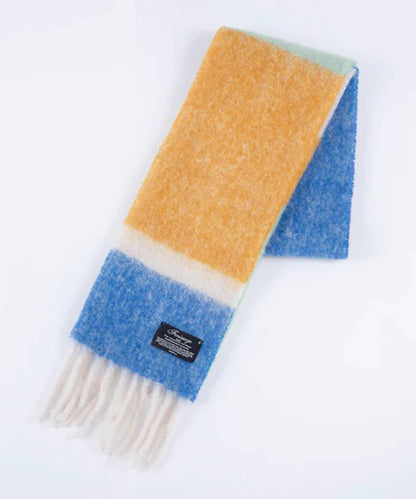 多色花式紗圍巾