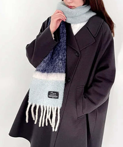 多色花式紗圍巾