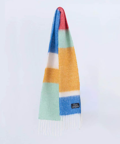 多色花式紗圍巾