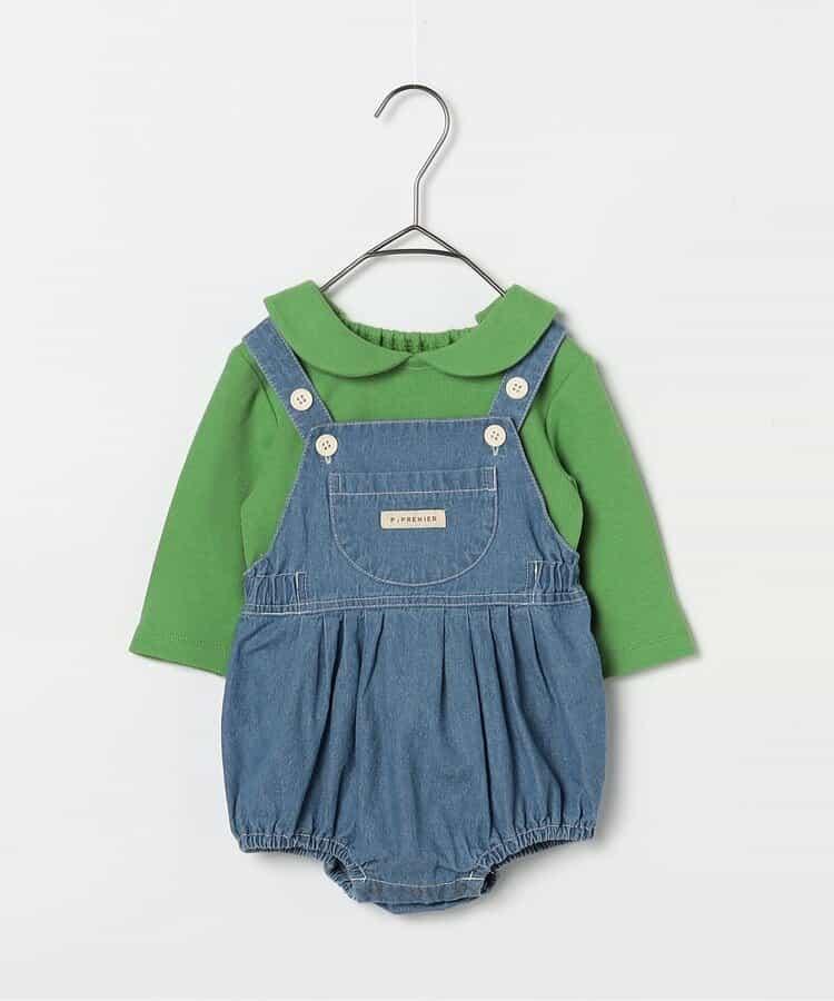 嬰兒揹帶褲&上衣套裝 Link