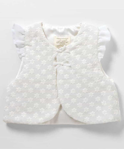 肩部荷葉邊嬰兒背心